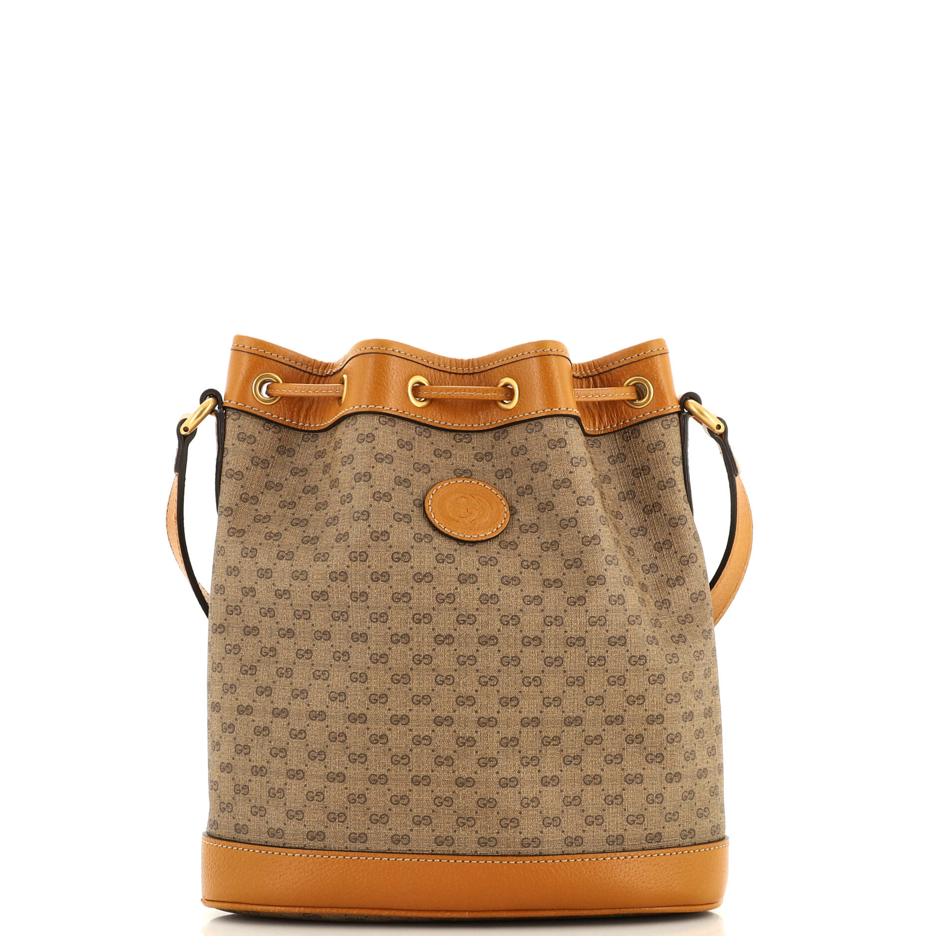 Disney Mickey Mouse Bucket Bag Printed Mini GG Coated Canvas