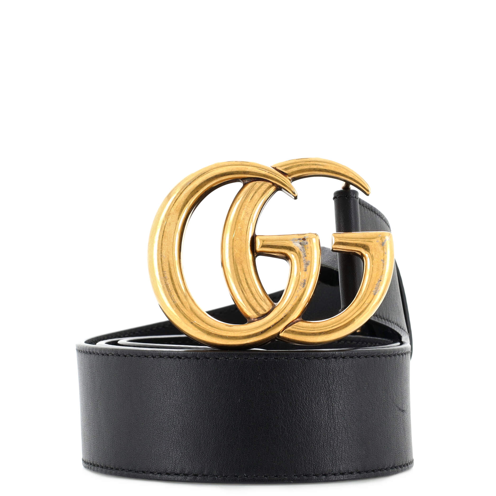 GG Marmont Belt Leather Wide 80