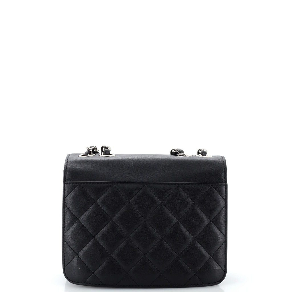 CC Box Flap Bag Quilted Calfskin Mini