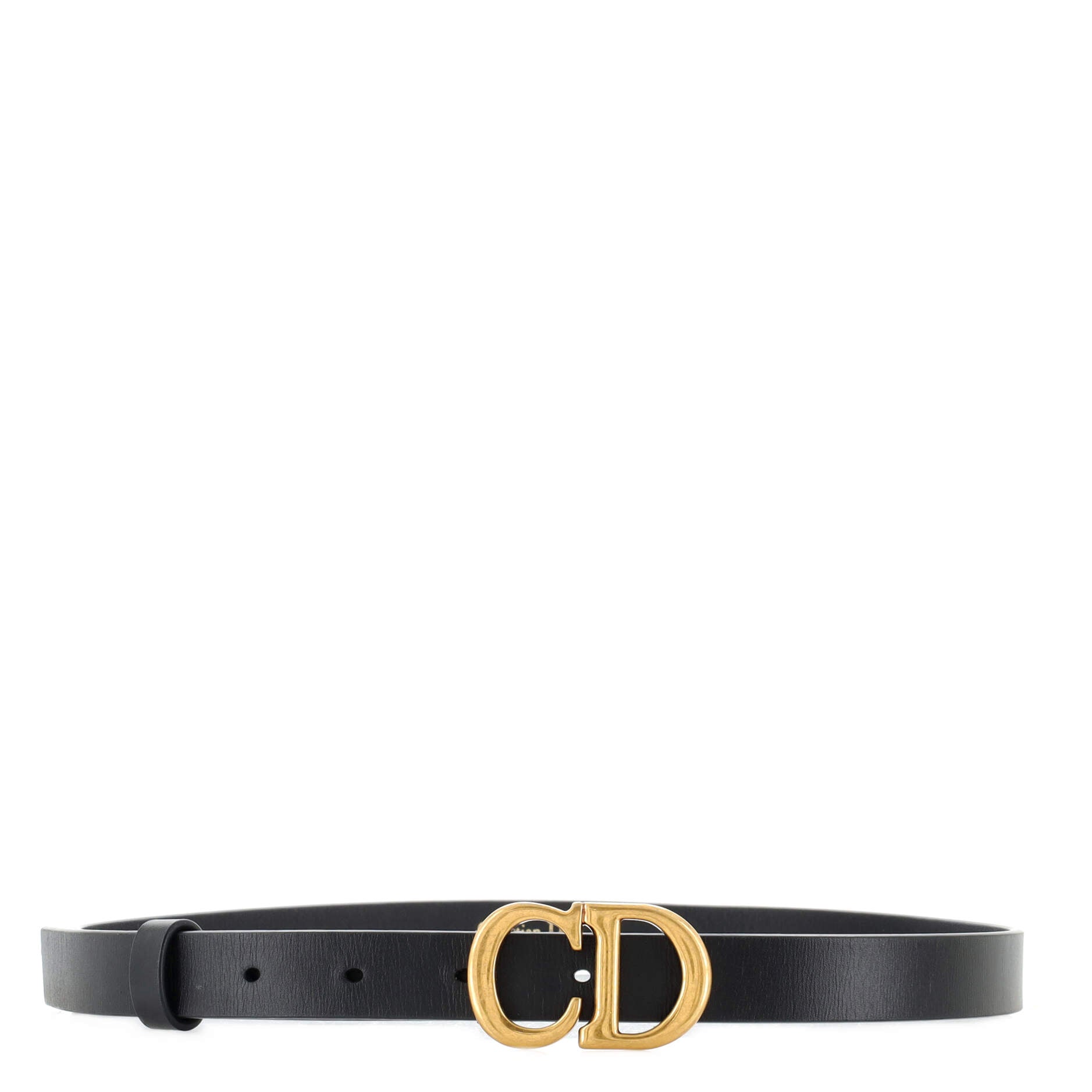 Saddle Belt Leather Thin 75