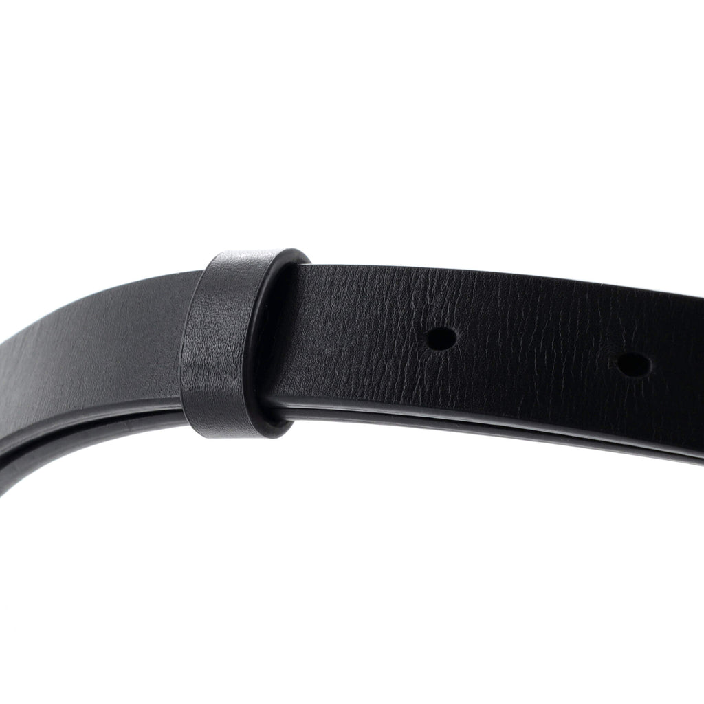 Saddle Belt Leather Thin 75