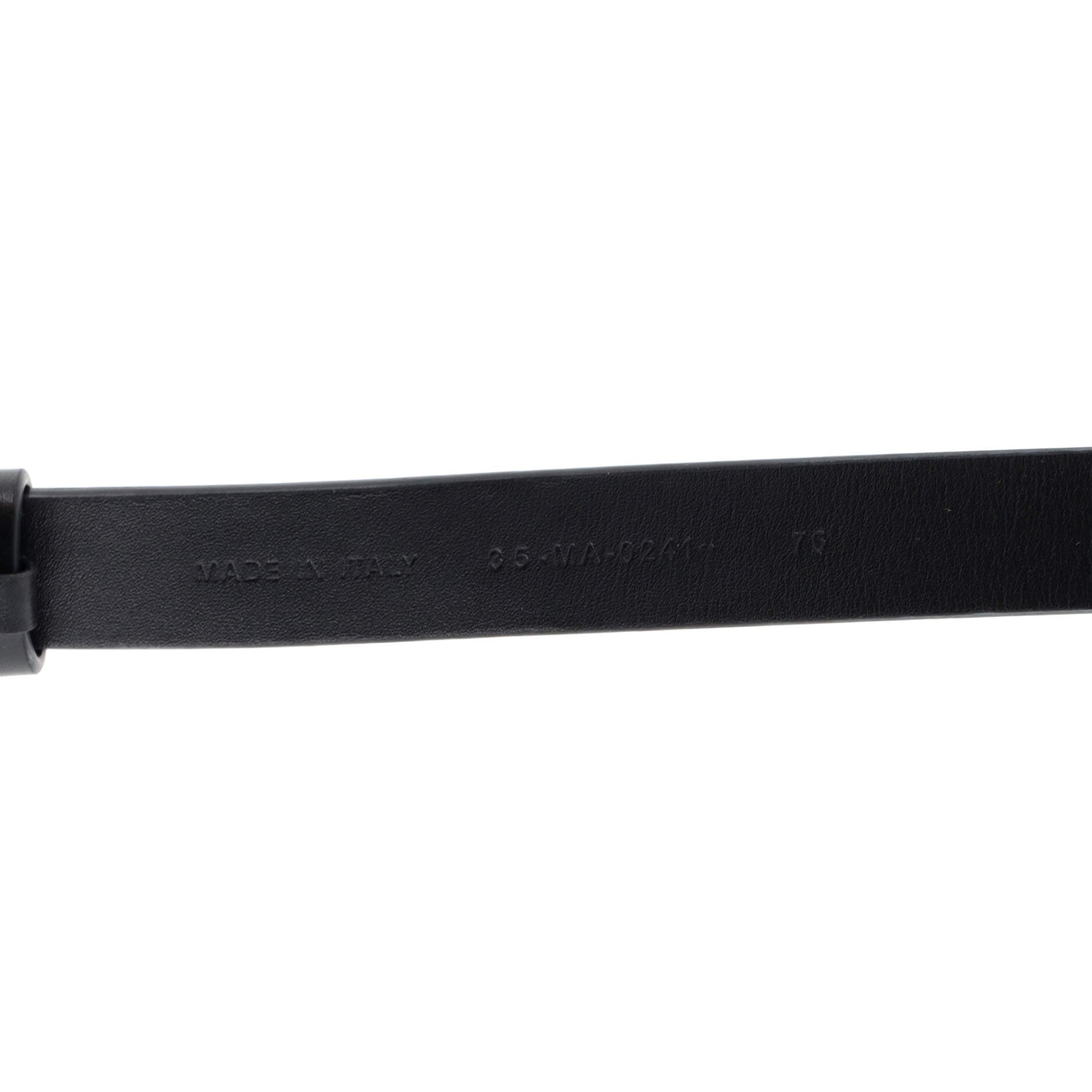 Saddle Belt Leather Thin 75