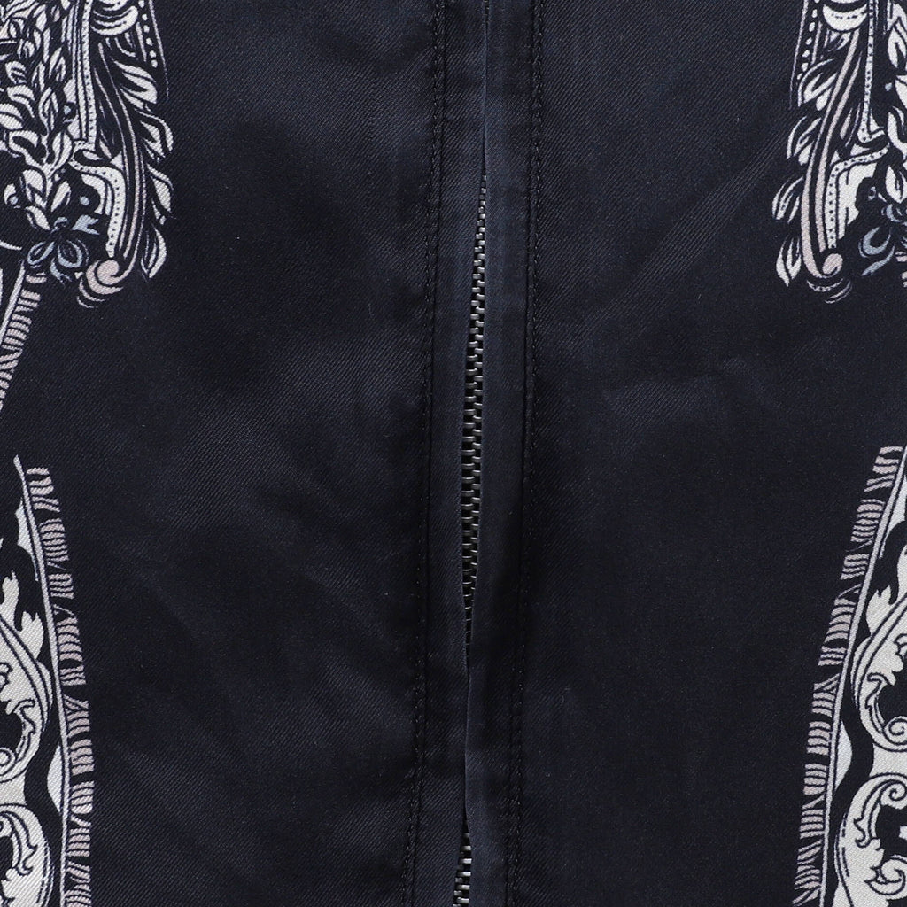 Men's Bomber Jacket Roi Soleil Printed Silk