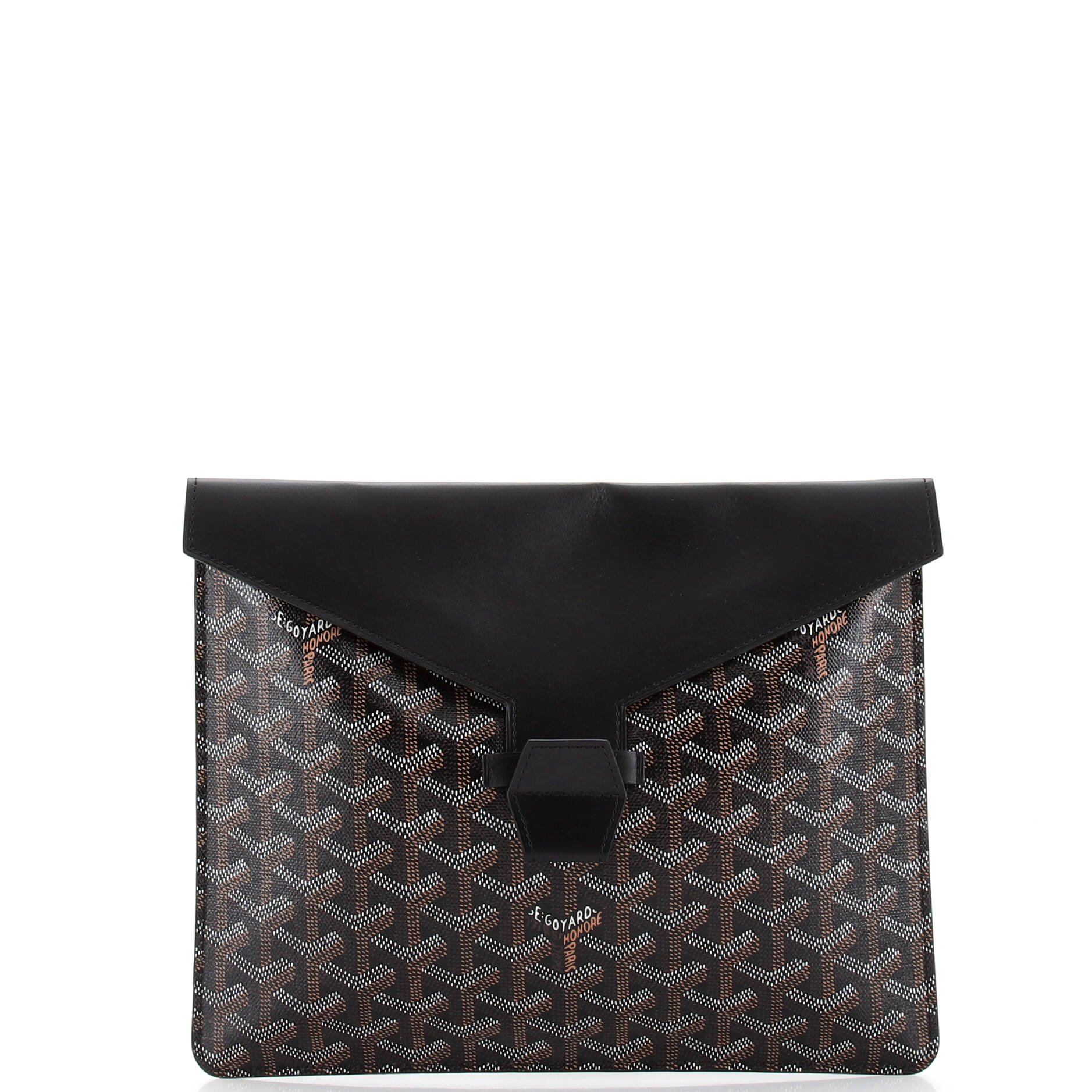 Camondo Horizontal Clutch II Coated Canvas MM