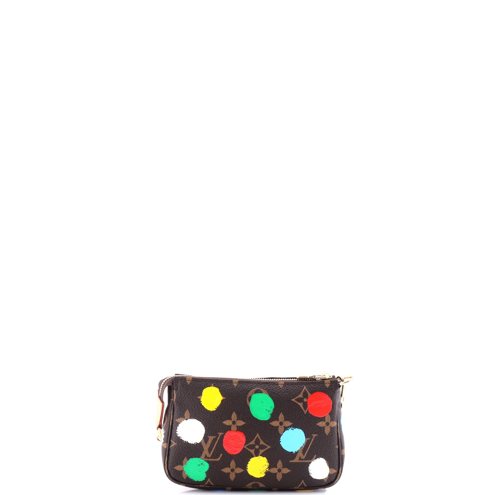 Pochette Accessoires Yayoi Kusama Painted Dots Monogram Canvas Mini