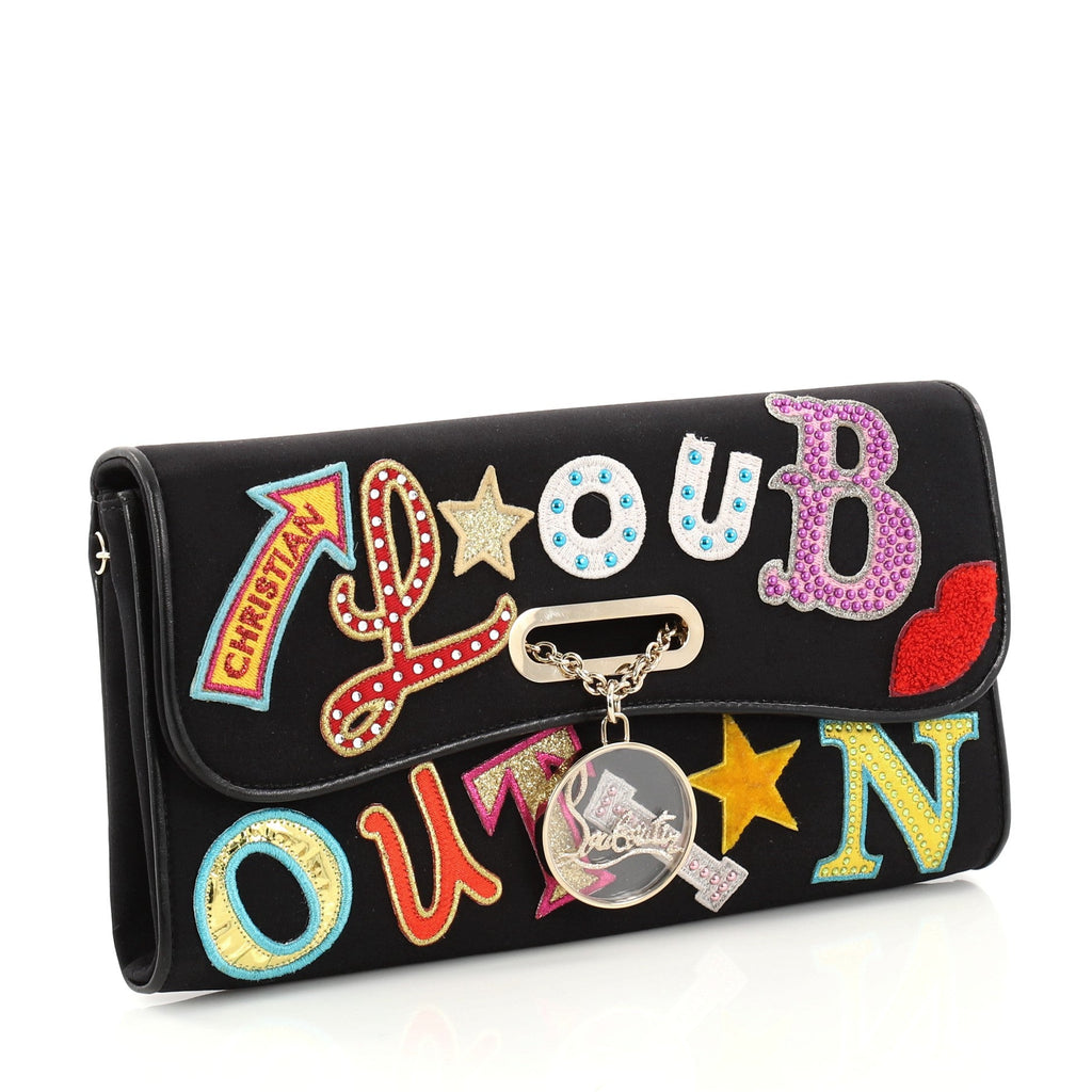 Riviera Clutch Canvas with Applique