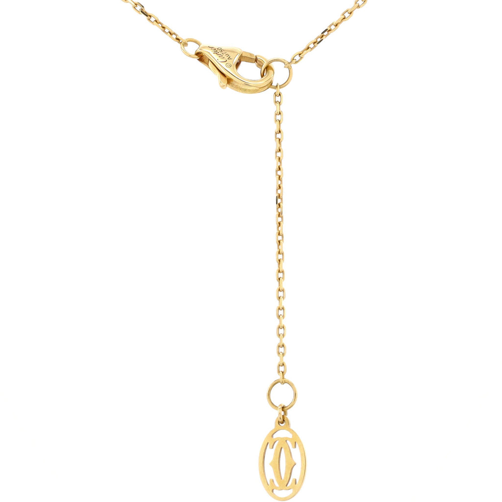 Cartier D'Amour Pendant Necklace 18K Yellow Gold and Diamond XS