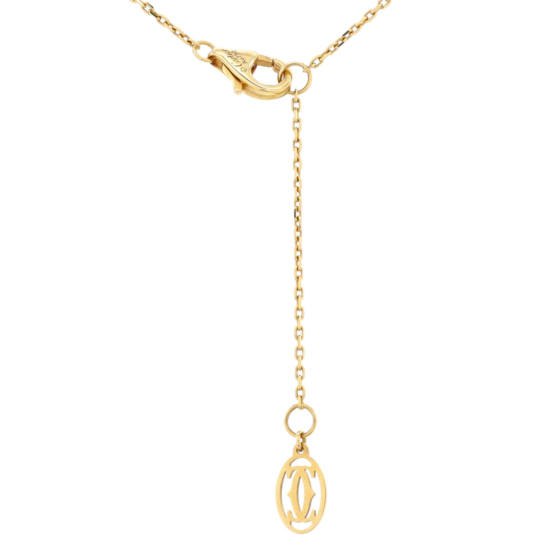 Cartier D'Amour Pendant Necklace 18K Yellow Gold and Diamond XS