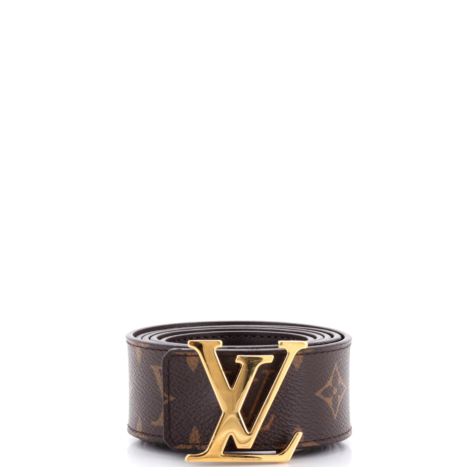 LV Initiales Reversible Belt Monogram Canvas and Leather Wide 115