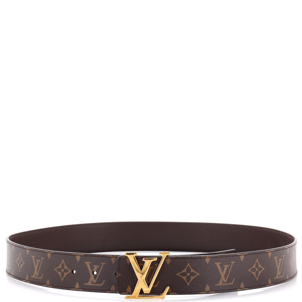 LV Initiales Reversible Belt Monogram Canvas and Leather Wide 115