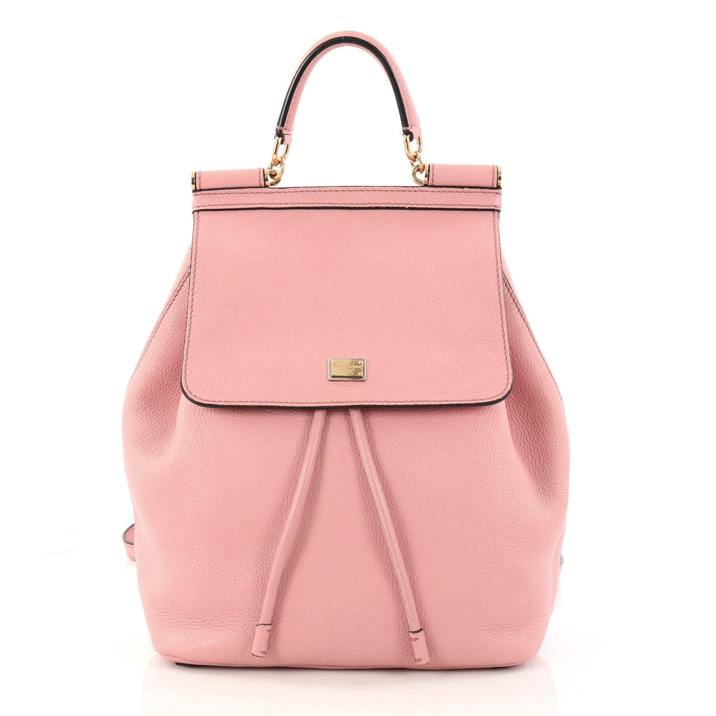 Miss Sicily Backpack Leather Mini