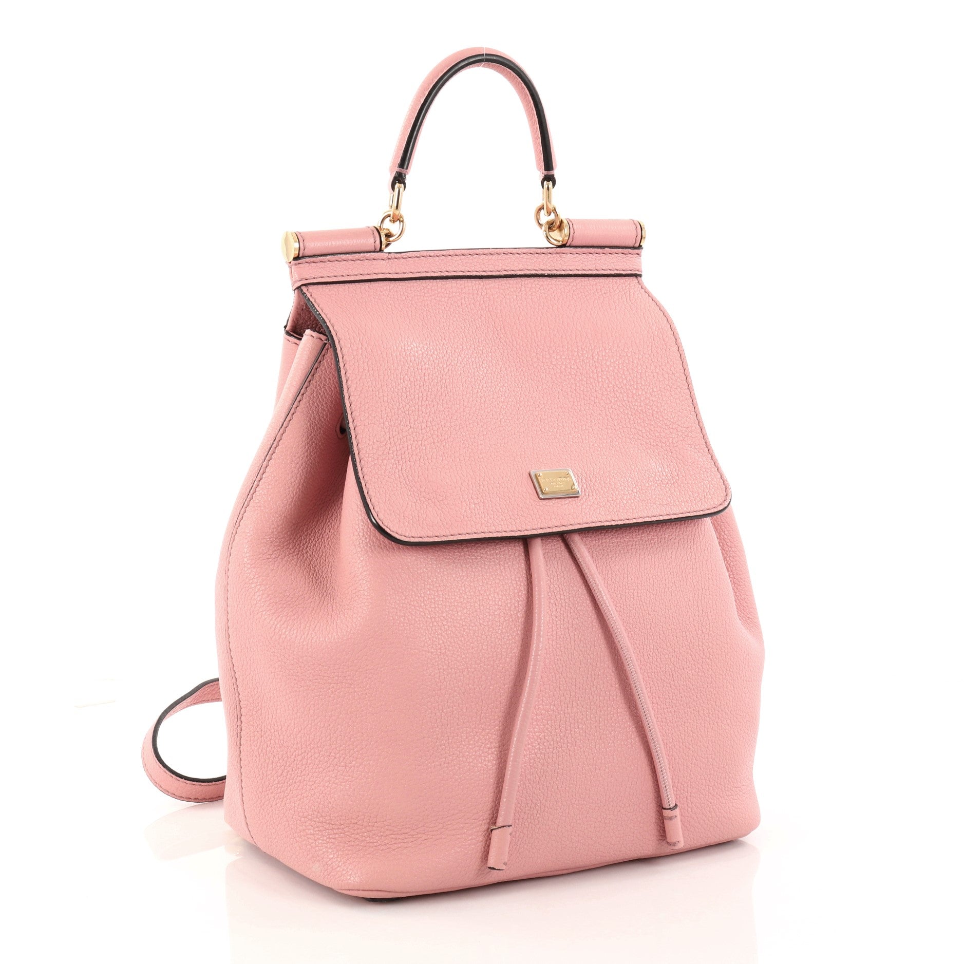 Miss Sicily Backpack Leather Mini