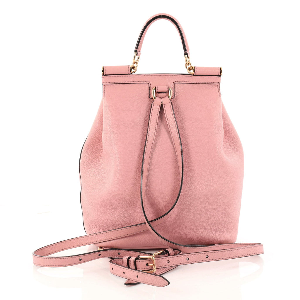 Miss Sicily Backpack Leather Mini