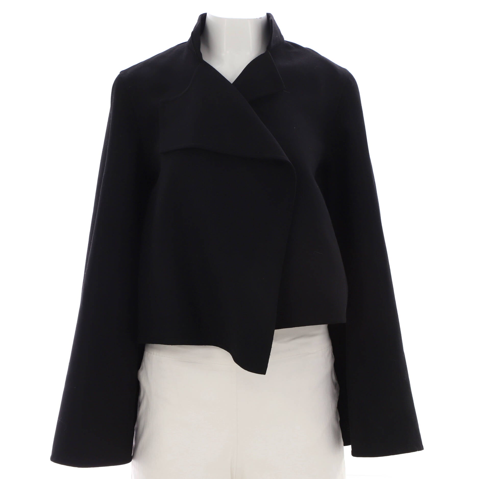 Women's Oversized Cropped Blazer Wool