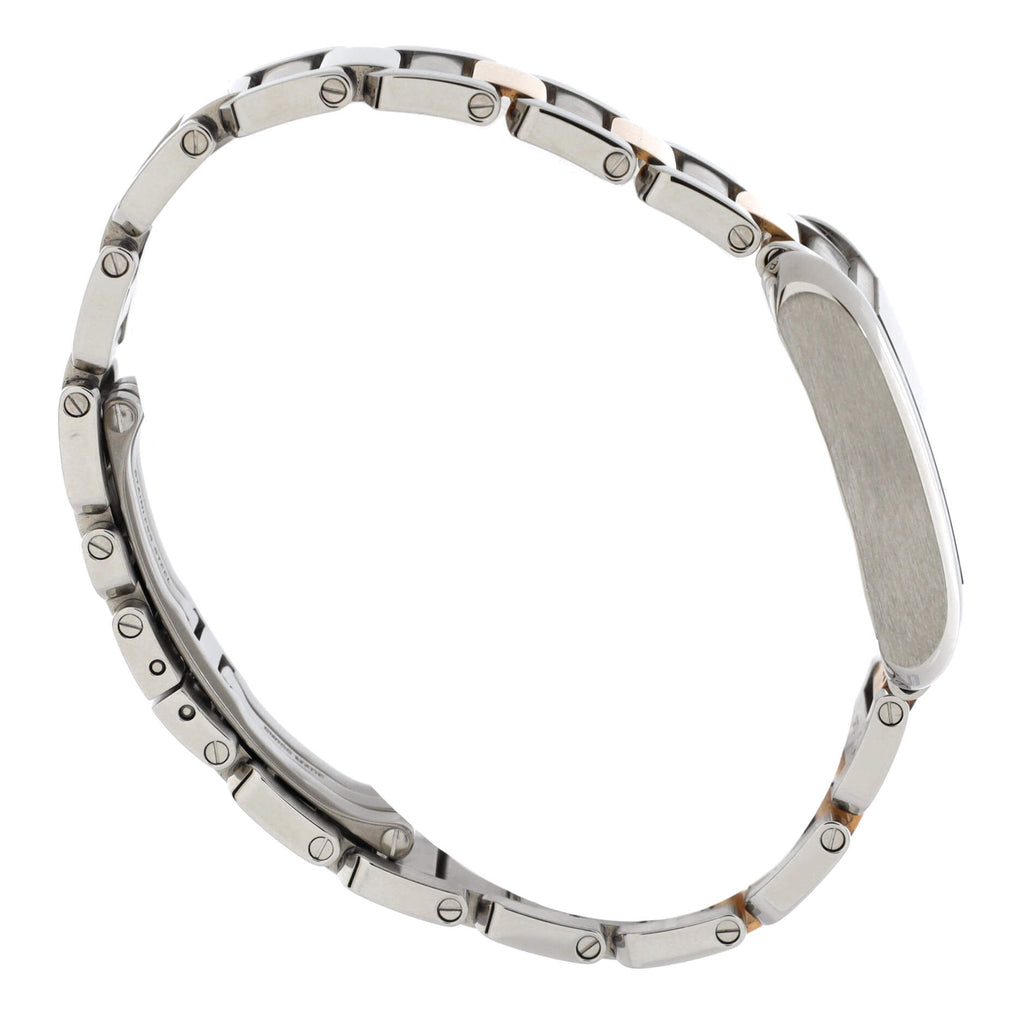 Tank Anglaise Quartz Watch Stainless Steel and Rose Gold 23