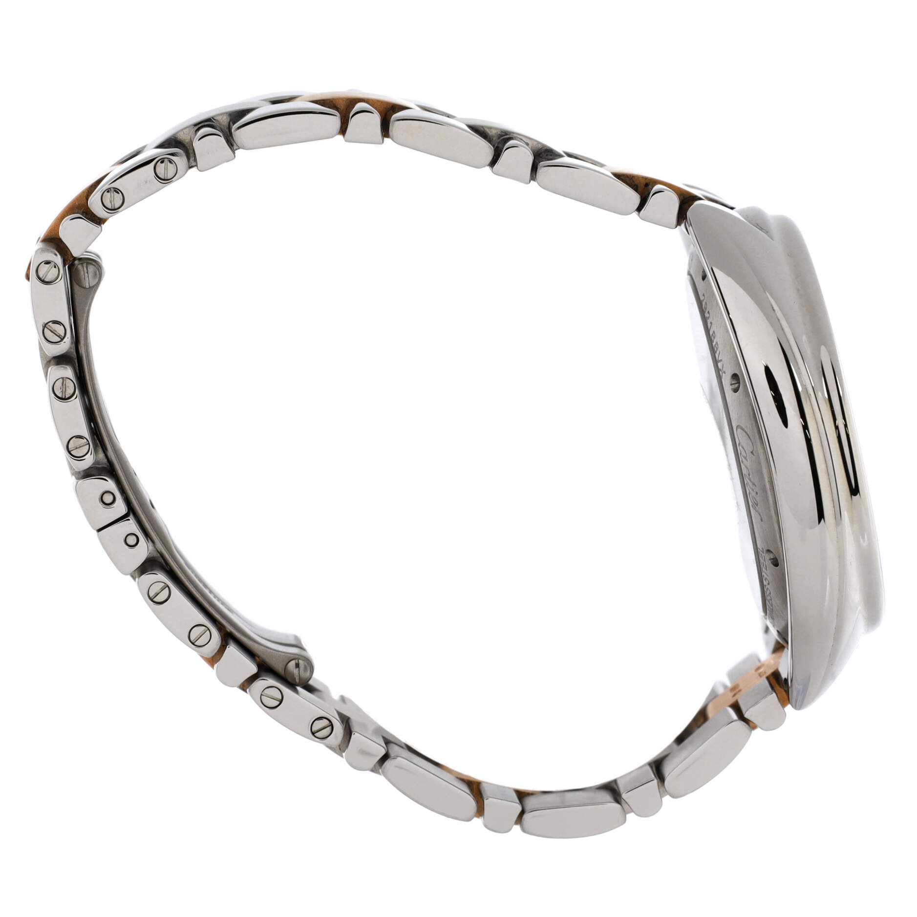 Cle de Cartier Automatic Watch Stainless Steel and Rose Gold 35