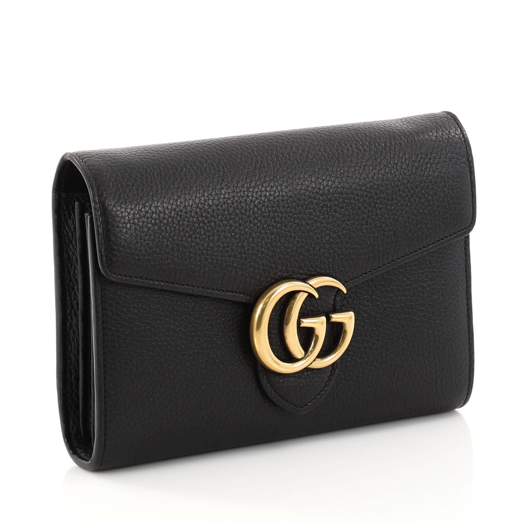 GG Marmont Chain Wallet Leather Mini
