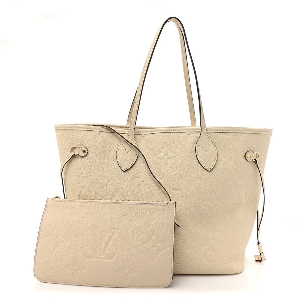 Empreinte Monogram Giant Neverfull MM Cream