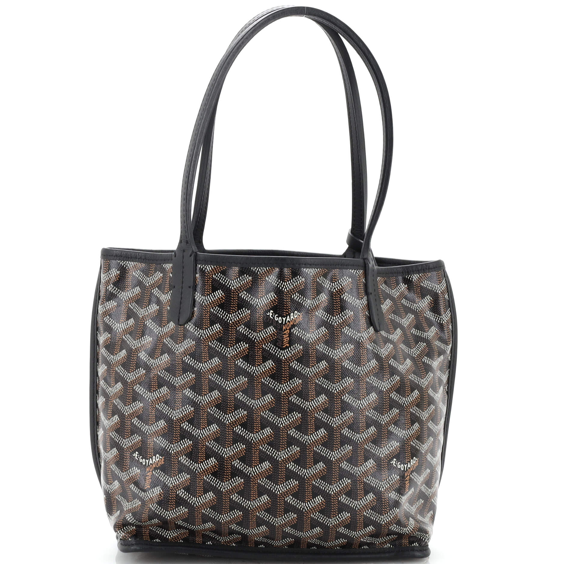 Anjou Reversible Tote Coated Canvas Mini