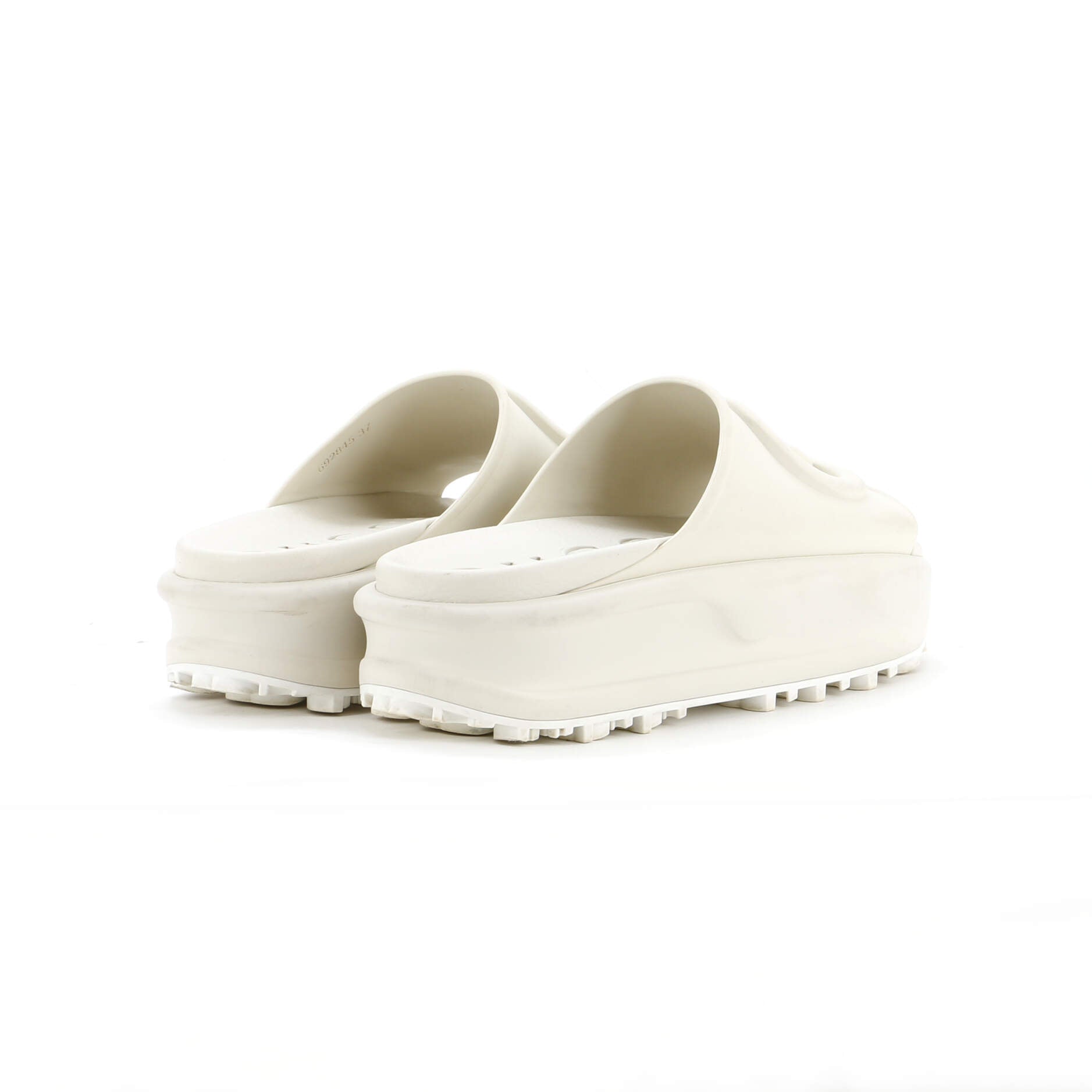Interlocking G Platform Slide Sandals GG Rubber
