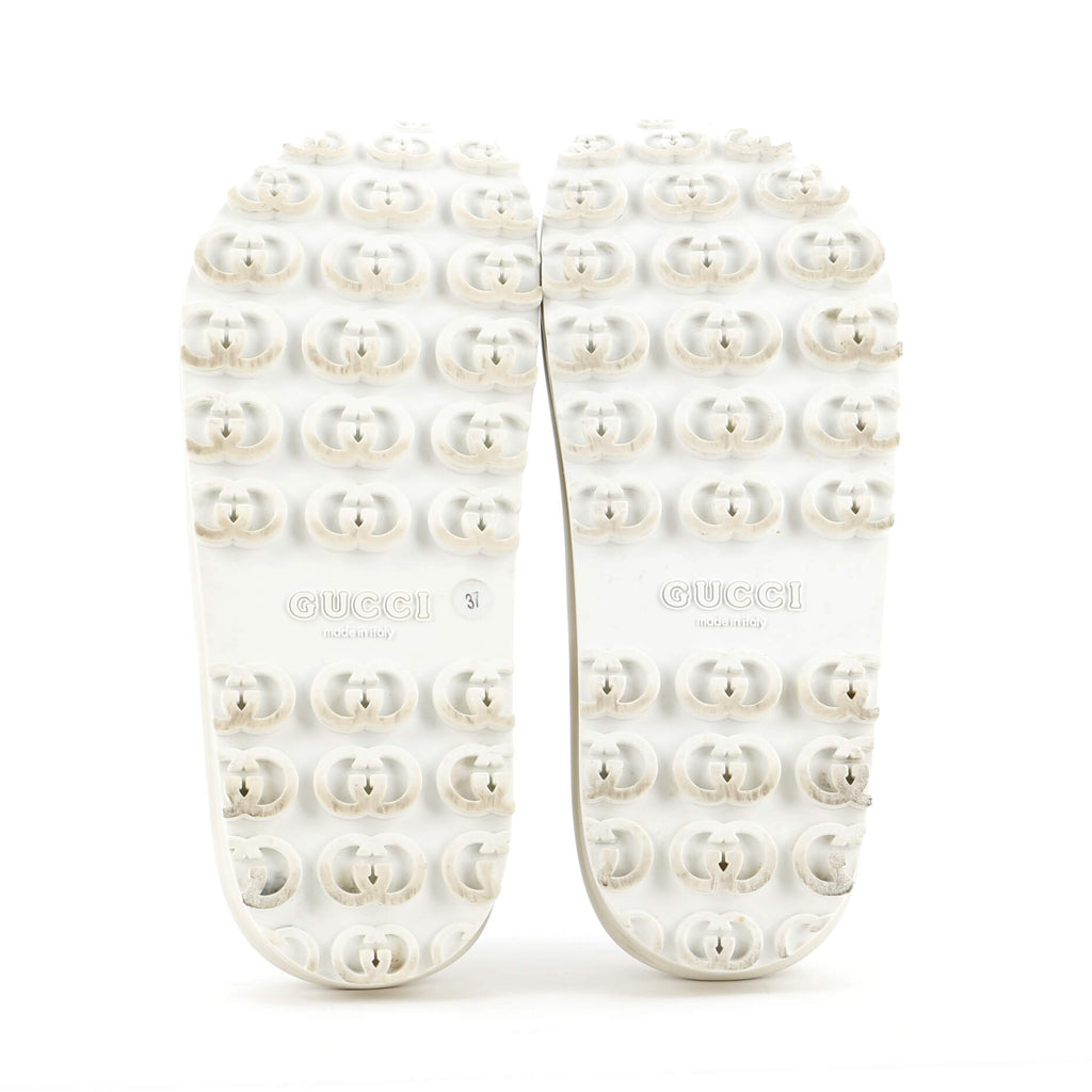 Interlocking G Platform Slide Sandals GG Rubber