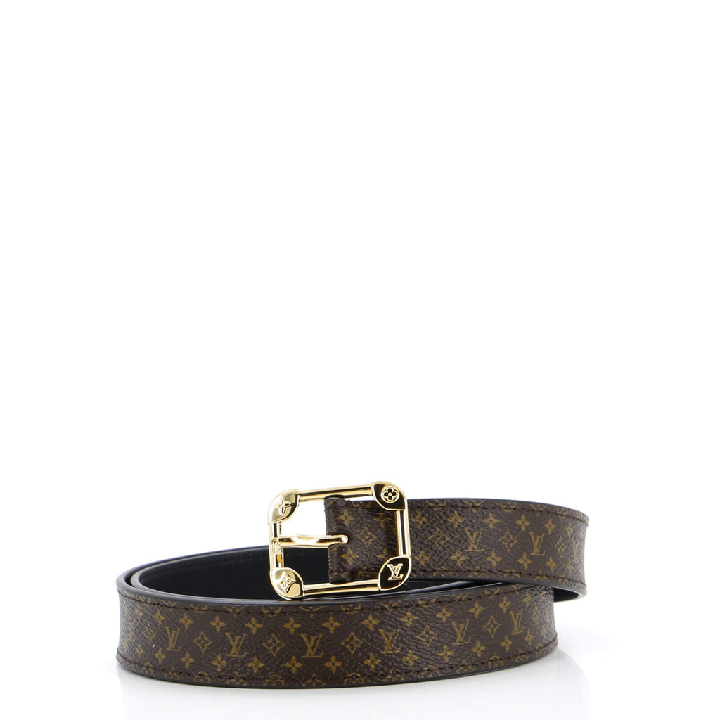 Malletier Belt Monogram Canvas Thin 80