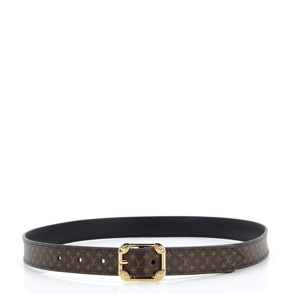 Malletier Belt Monogram Canvas Thin 80