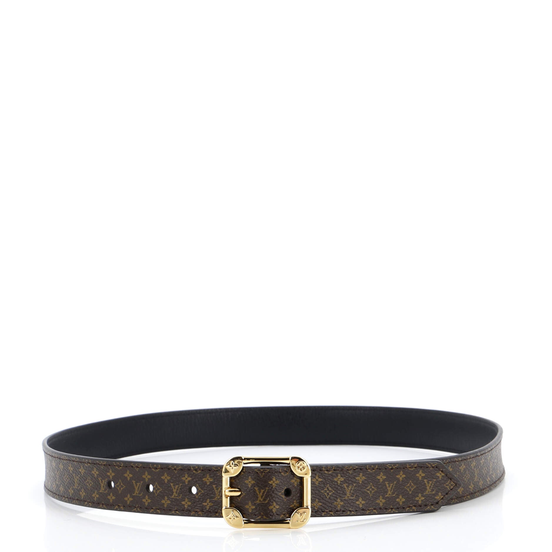 Malletier Belt Monogram Canvas Thin 80