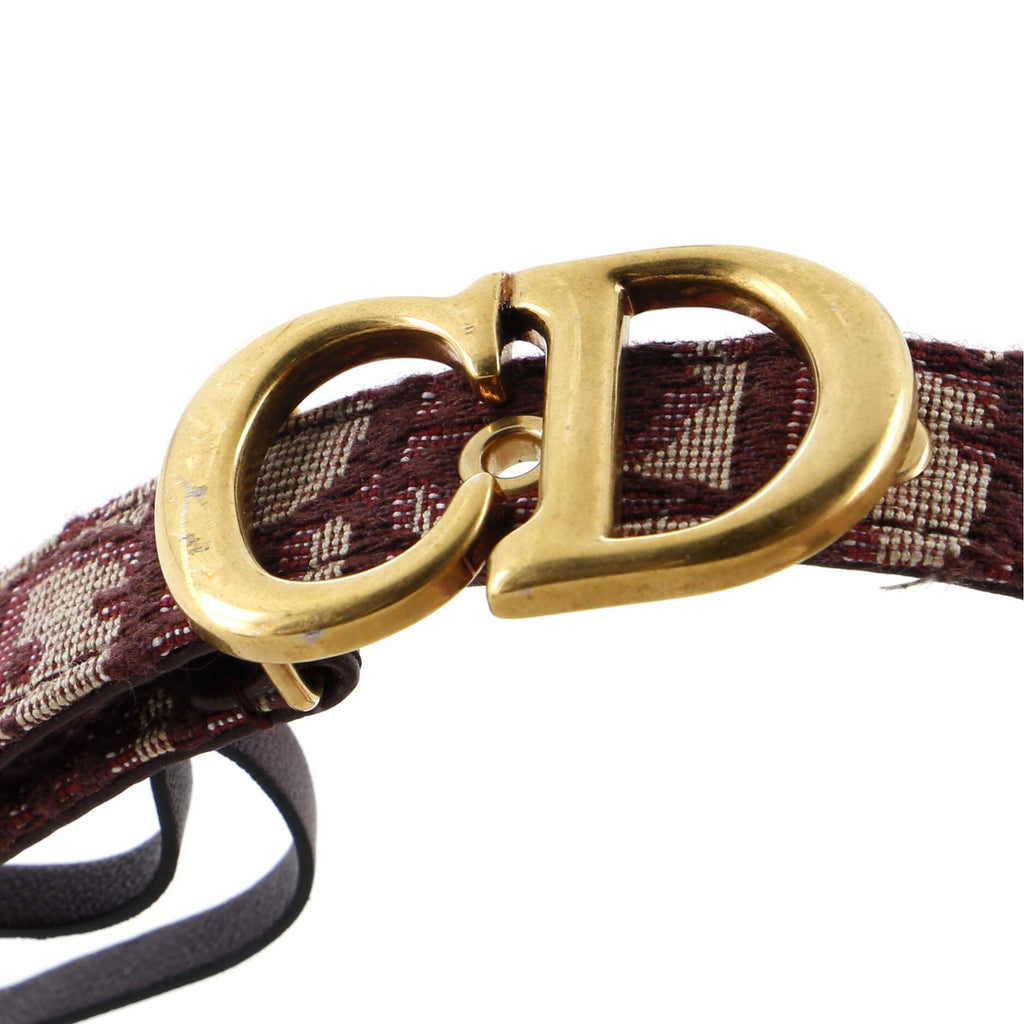 Saddle Belt Oblique Canvas Thin 85