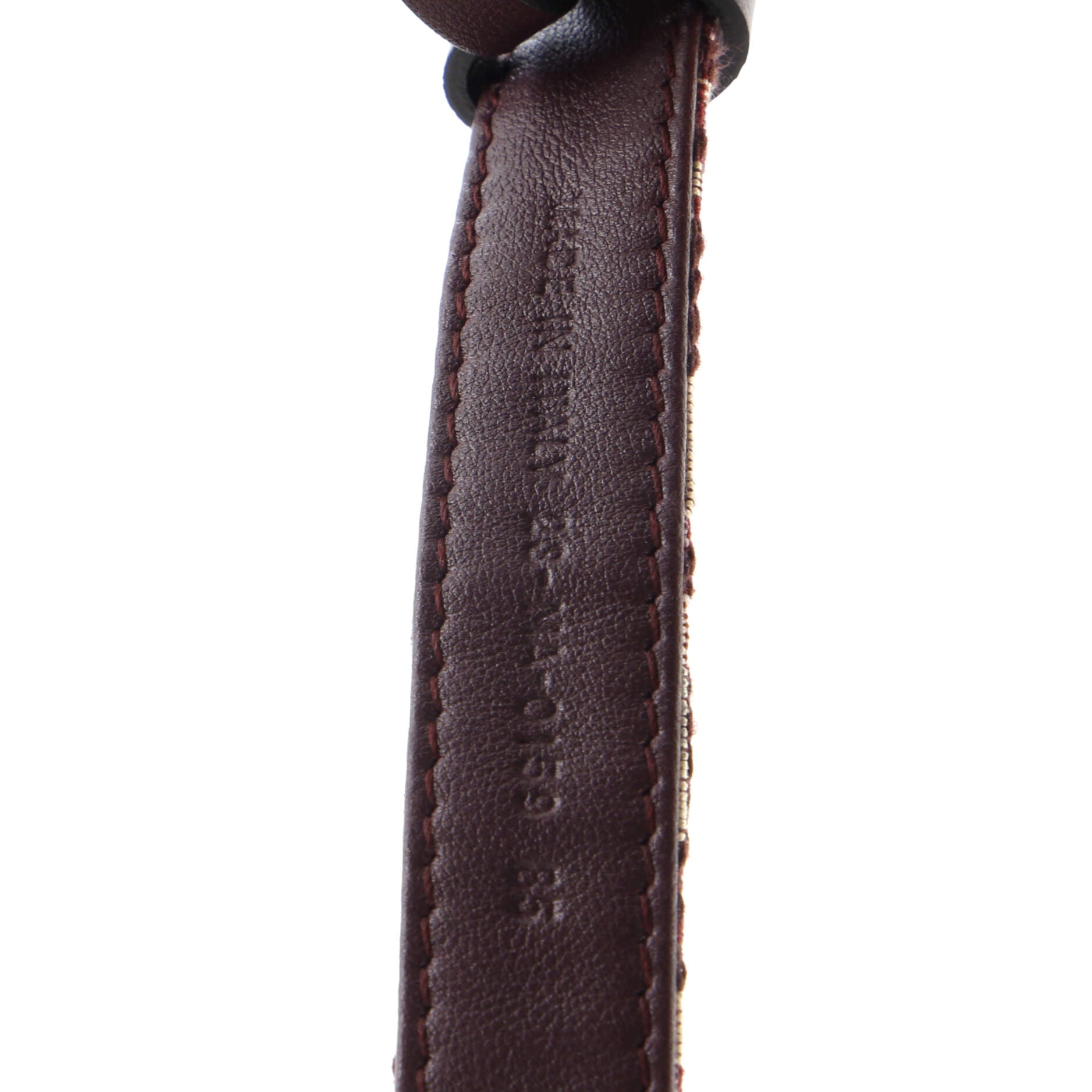 Saddle Belt Oblique Canvas Thin 85
