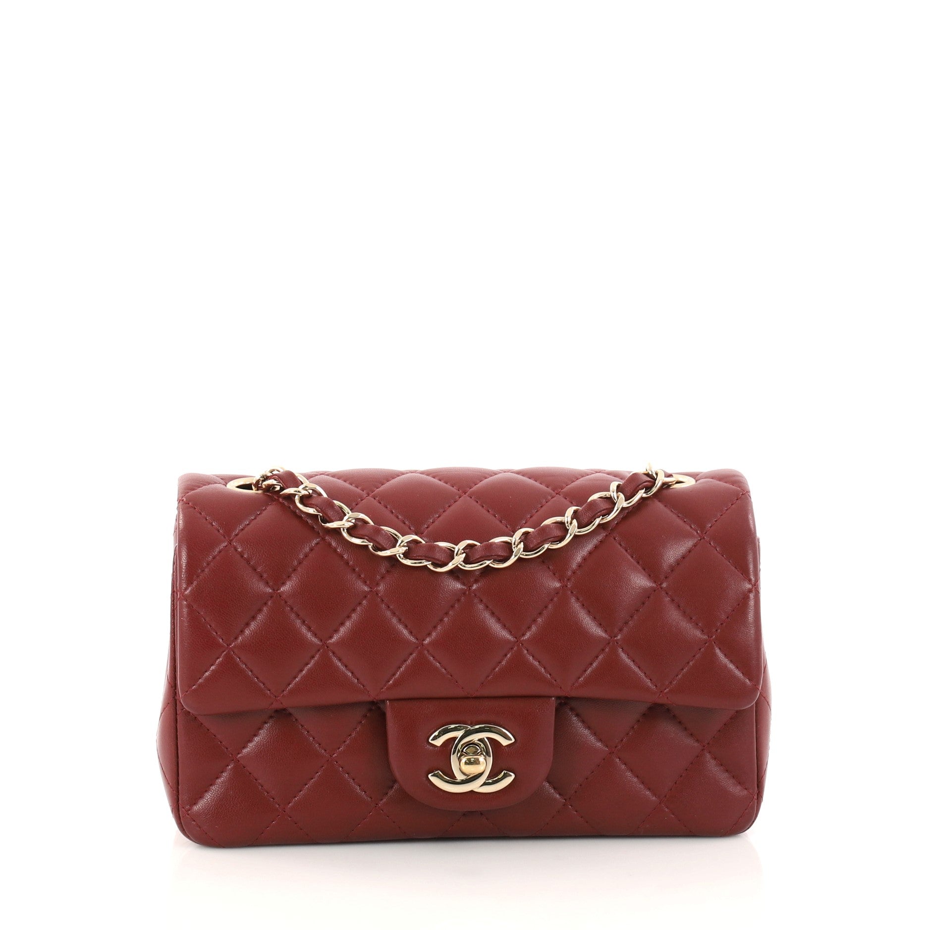 Classic Single Flap Bag Quilted Lambskin Mini