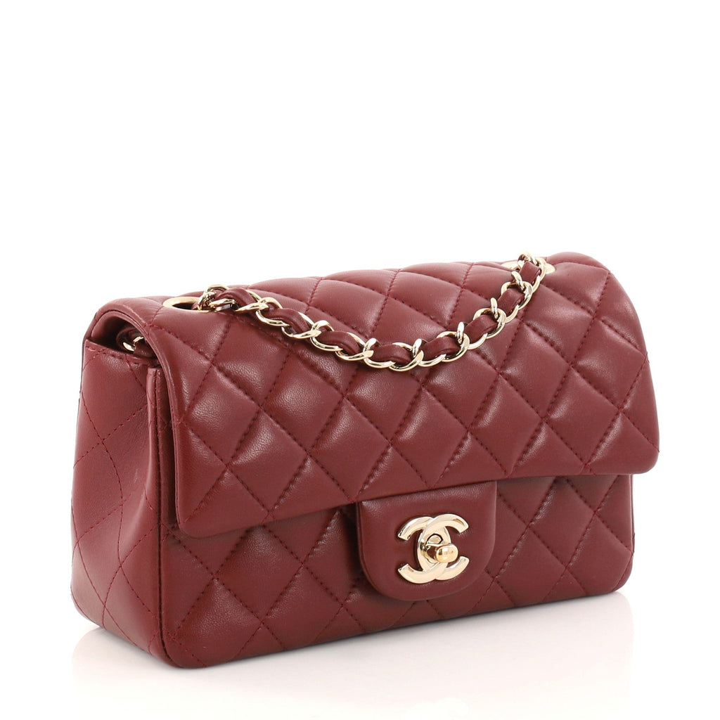 Classic Single Flap Bag Quilted Lambskin Mini