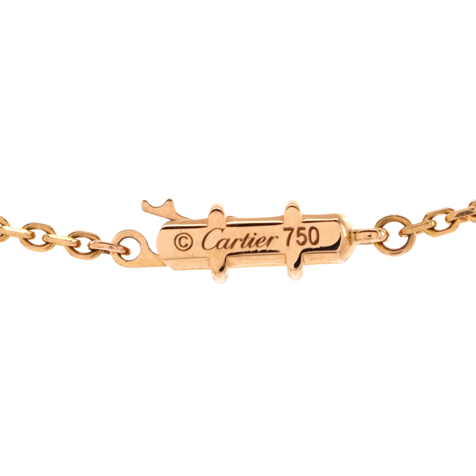 C Heart de Cartier Pendant Necklace 18K Rose Gold