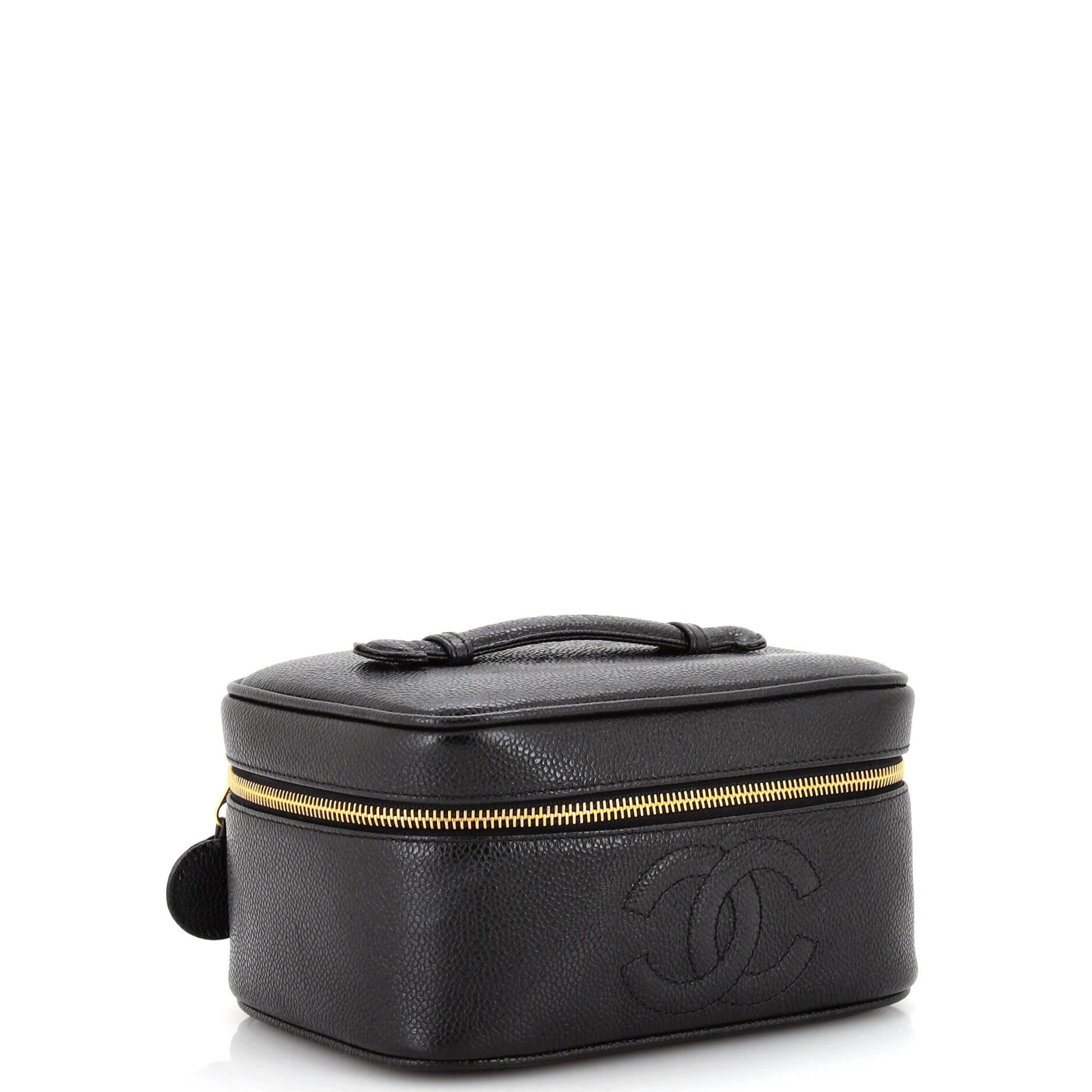 Vintage Timeless Cosmetic Case Caviar Medium