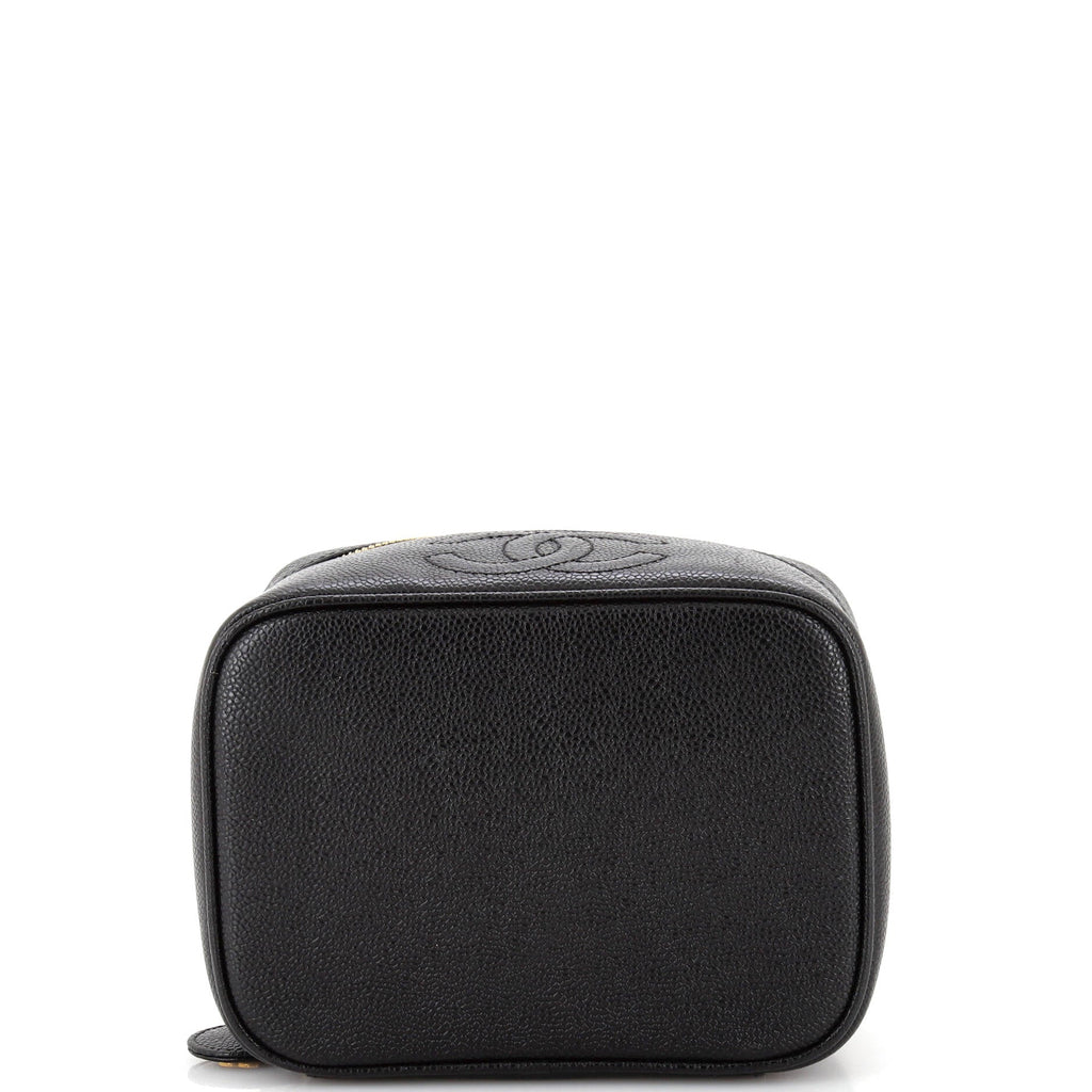 Vintage Timeless Cosmetic Case Caviar Medium
