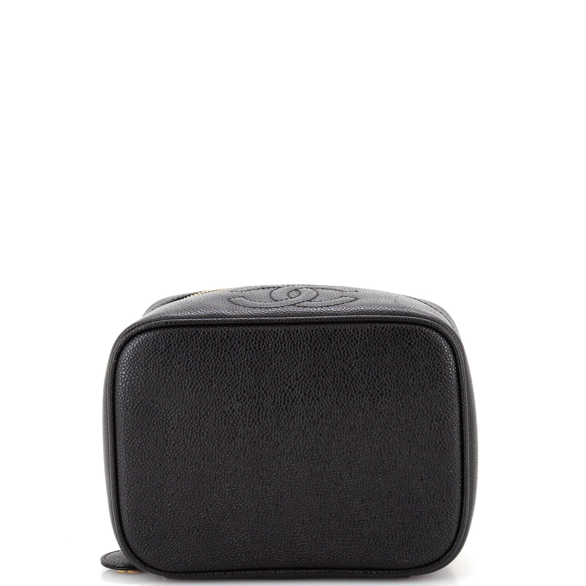 Vintage Timeless Cosmetic Case Caviar Medium