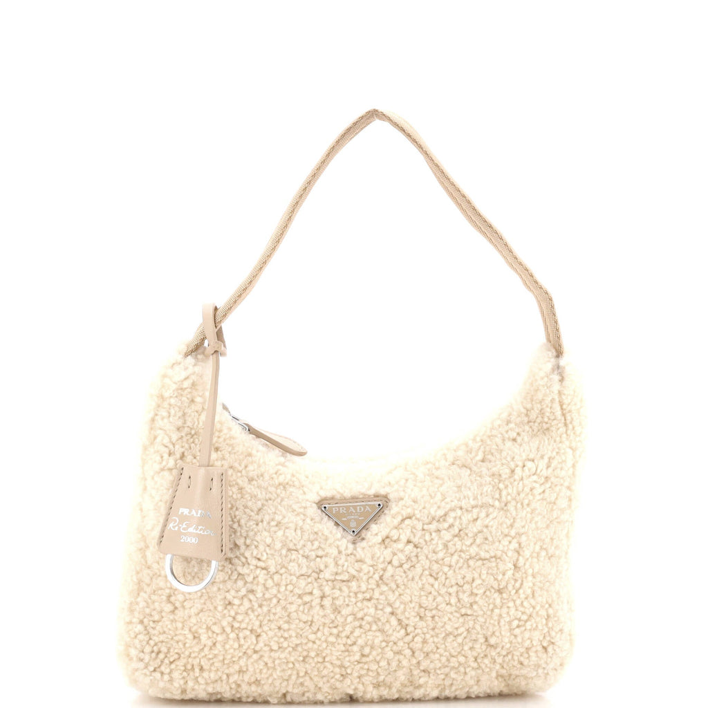 Re-Edition 2000 Hobo Shearling Mini