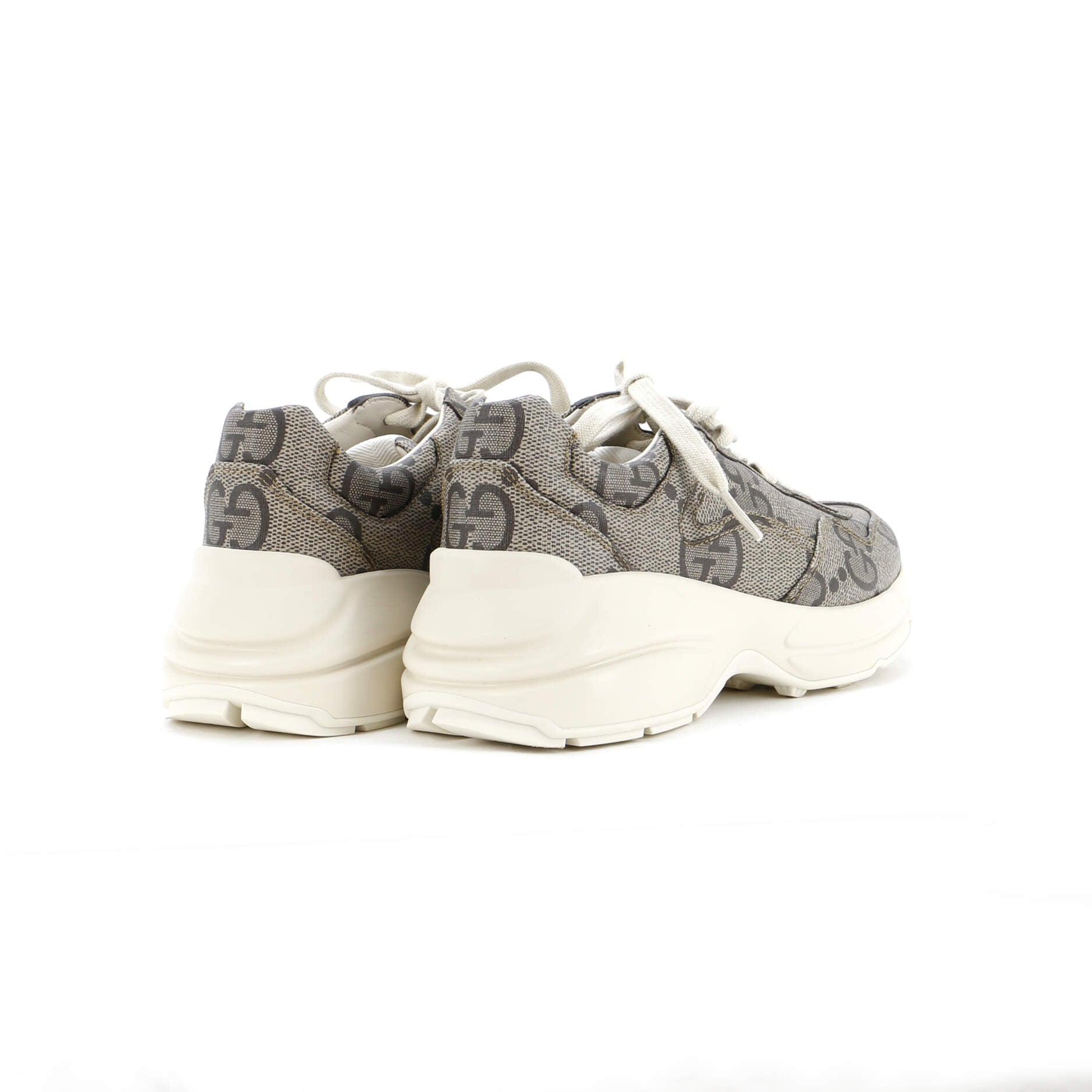 Rhyton Sneakers Jumbo GG Coated Canvas
