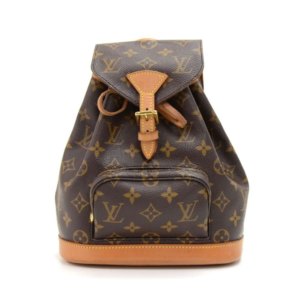 Louis Vuitto Mini Montsouris Monogram Canvas Backpack Bag