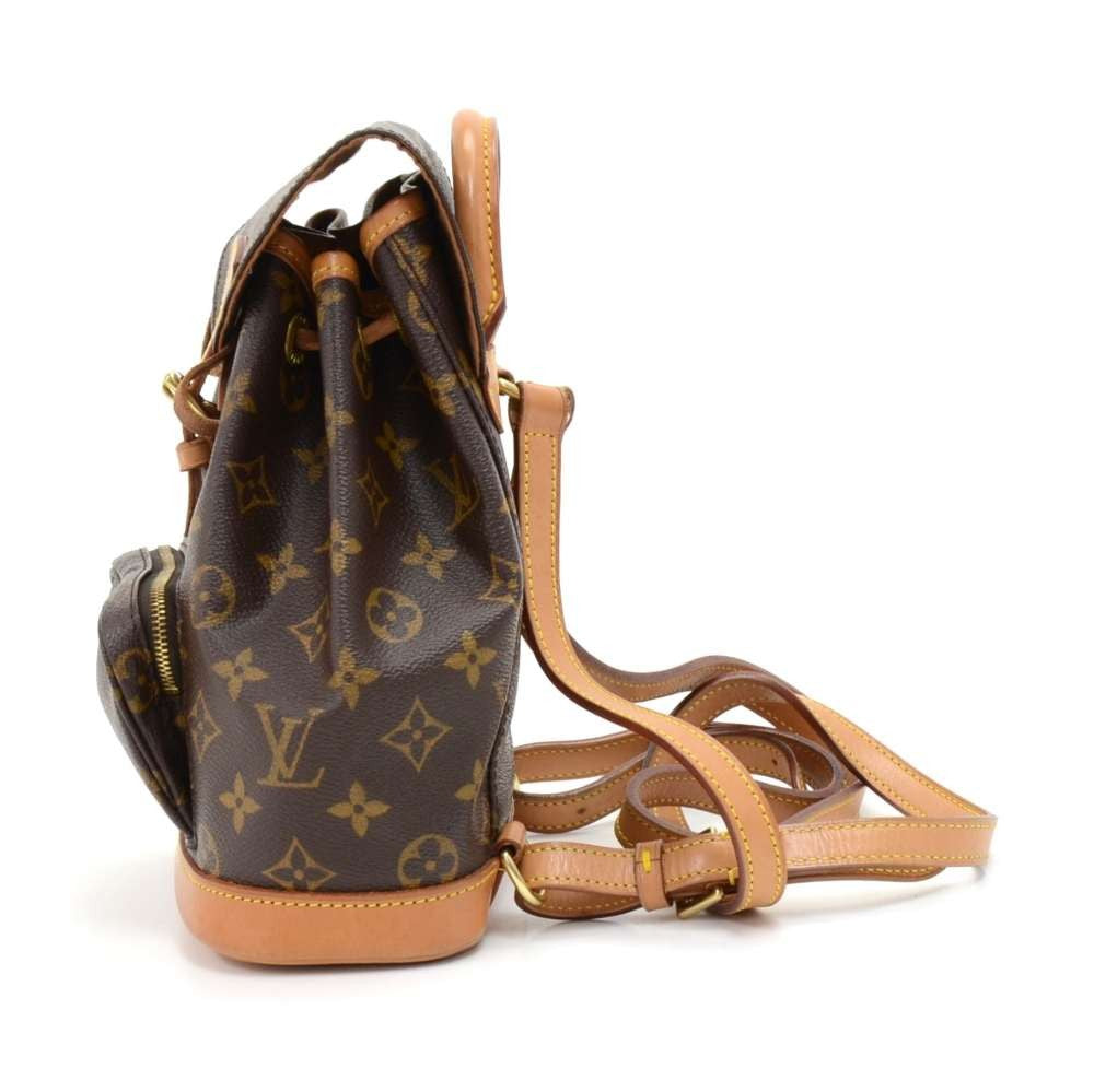 Louis Vuitto Mini Montsouris Monogram Canvas Backpack Bag