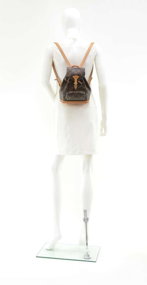 Louis Vuitto Mini Montsouris Monogram Canvas Backpack Bag