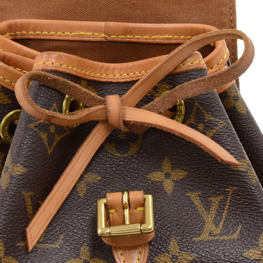 Louis Vuitto Mini Montsouris Monogram Canvas Backpack Bag