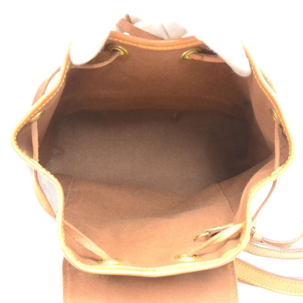 Louis Vuitto Mini Montsouris Monogram Canvas Backpack Bag