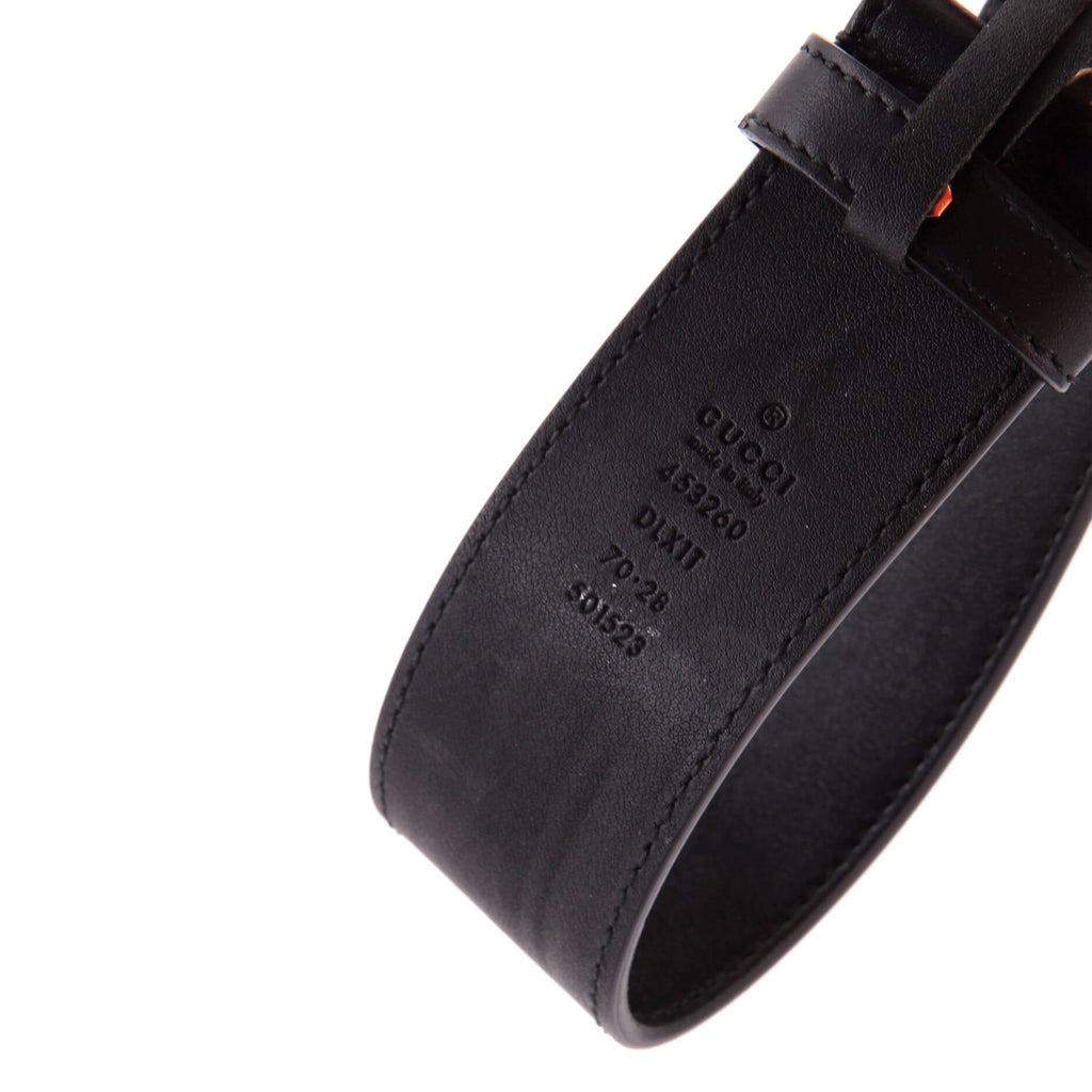 Pearly GG Marmont Belt Leather Wide 70