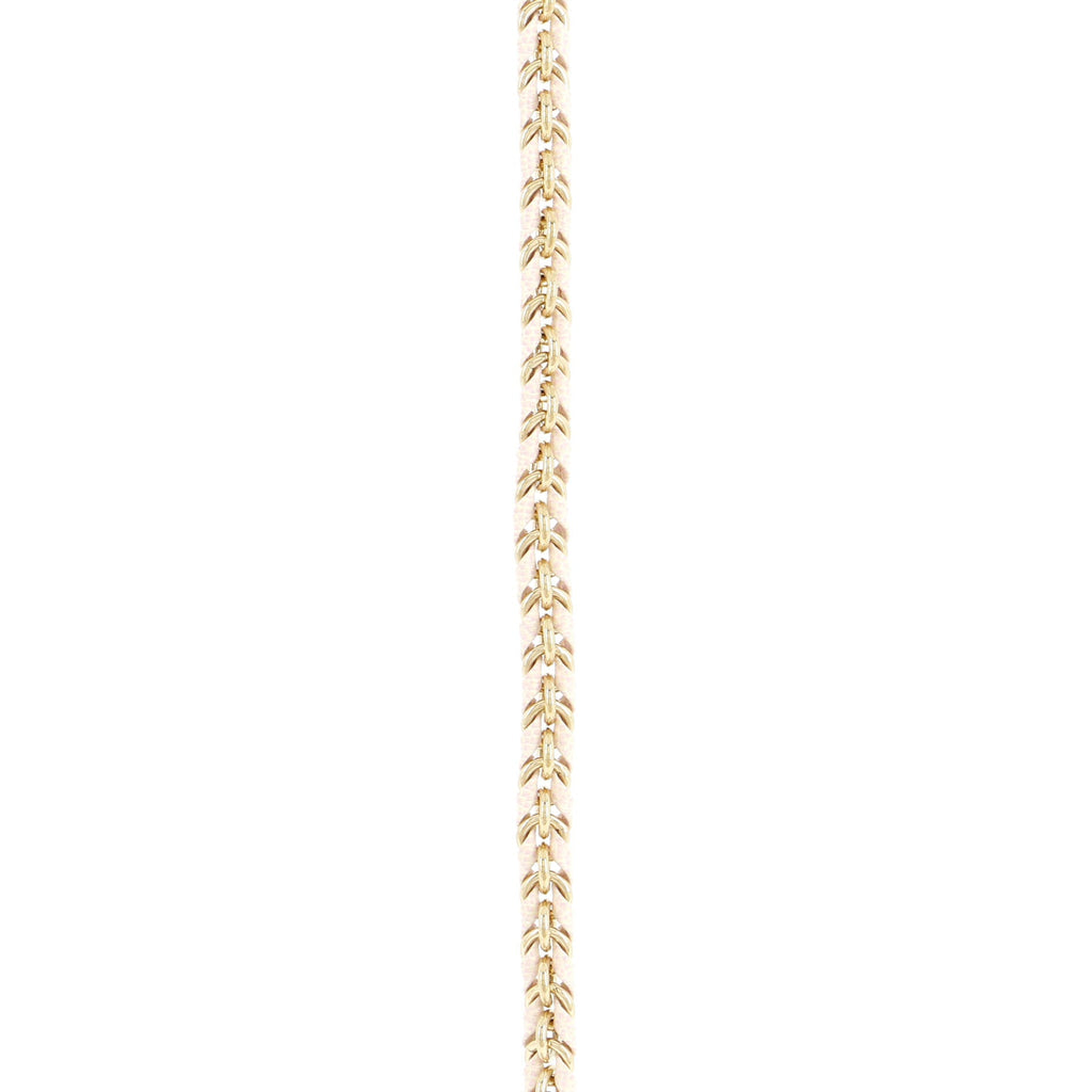 Multi Pochette Accessoires Woven Chain Strap Leather and Metal
