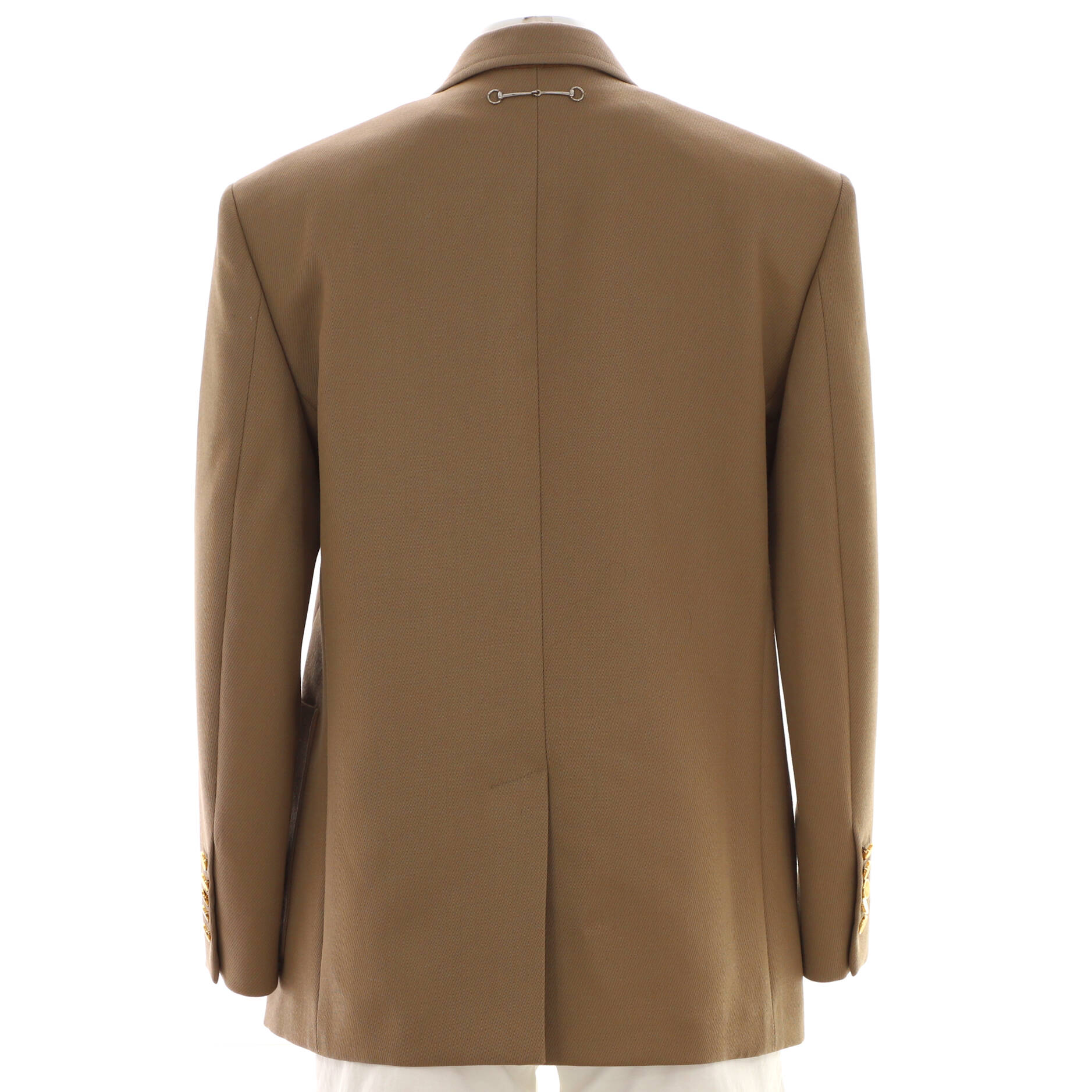 Women's Zip Sleeves Single Breasted Blazer Wool
