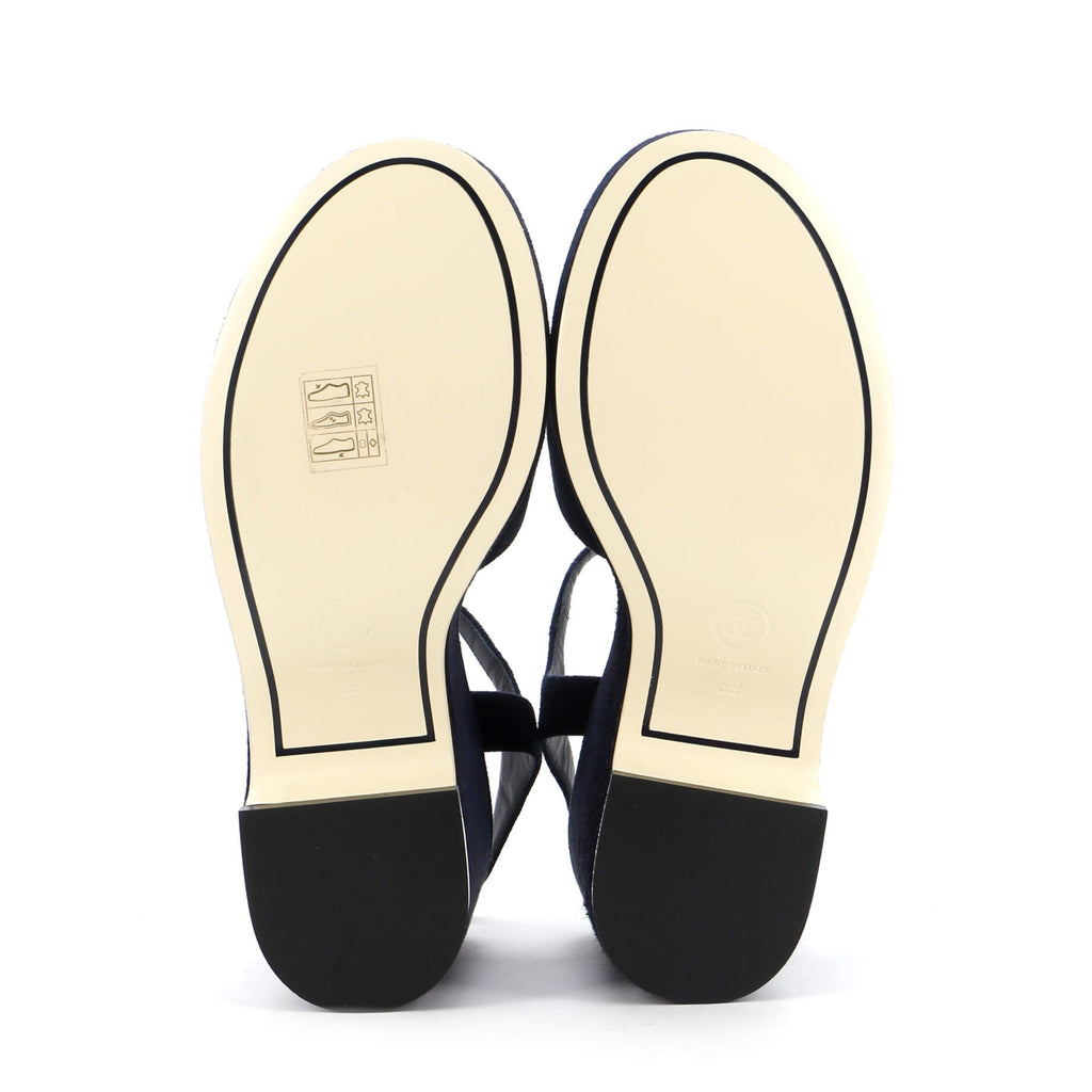 Women's CC Wedge Sandals Suede