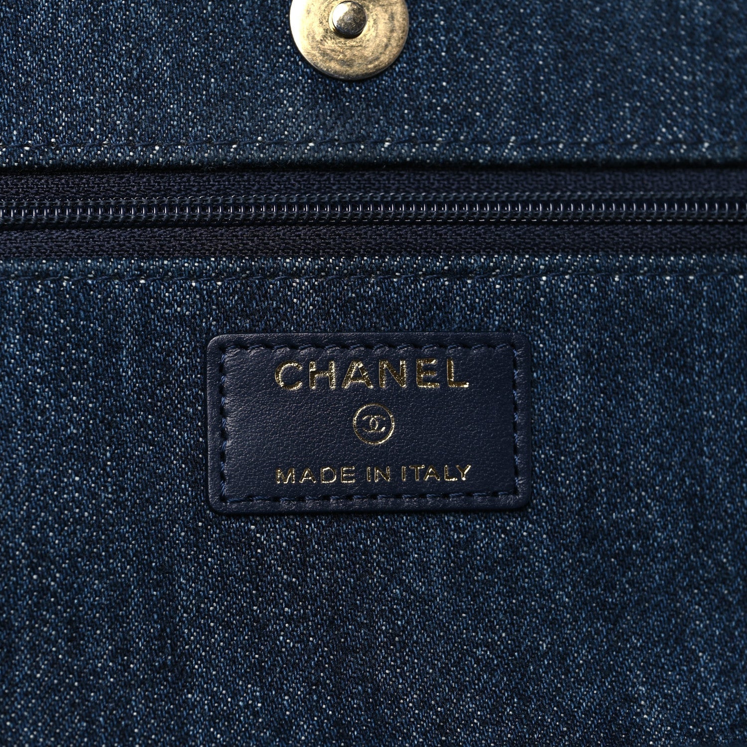 Denim Quilted Chanel 19 Wallet On Chain WOC Blue