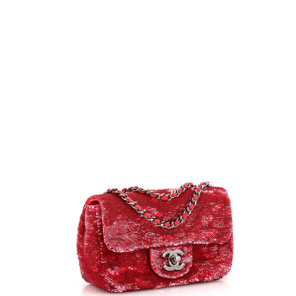 Flap Bag Sequins Mini