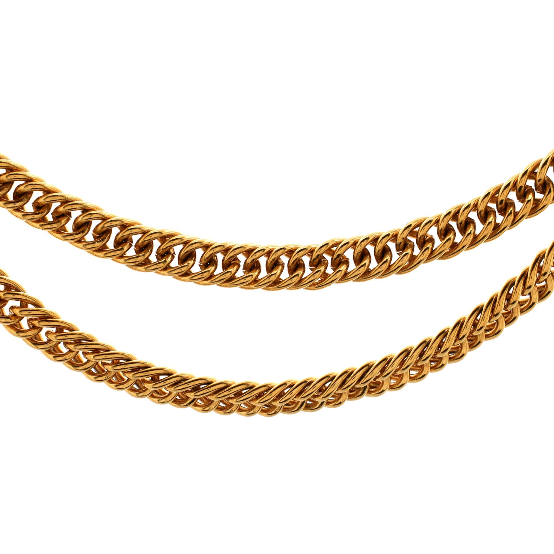 Vintage Multi-Chain Leo Lion Sun Belt Metal